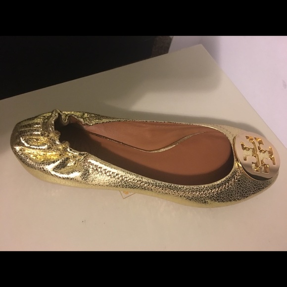 Tory Burch Travel Logo Ballet Flats SZ 6 - Picture 5 of 6